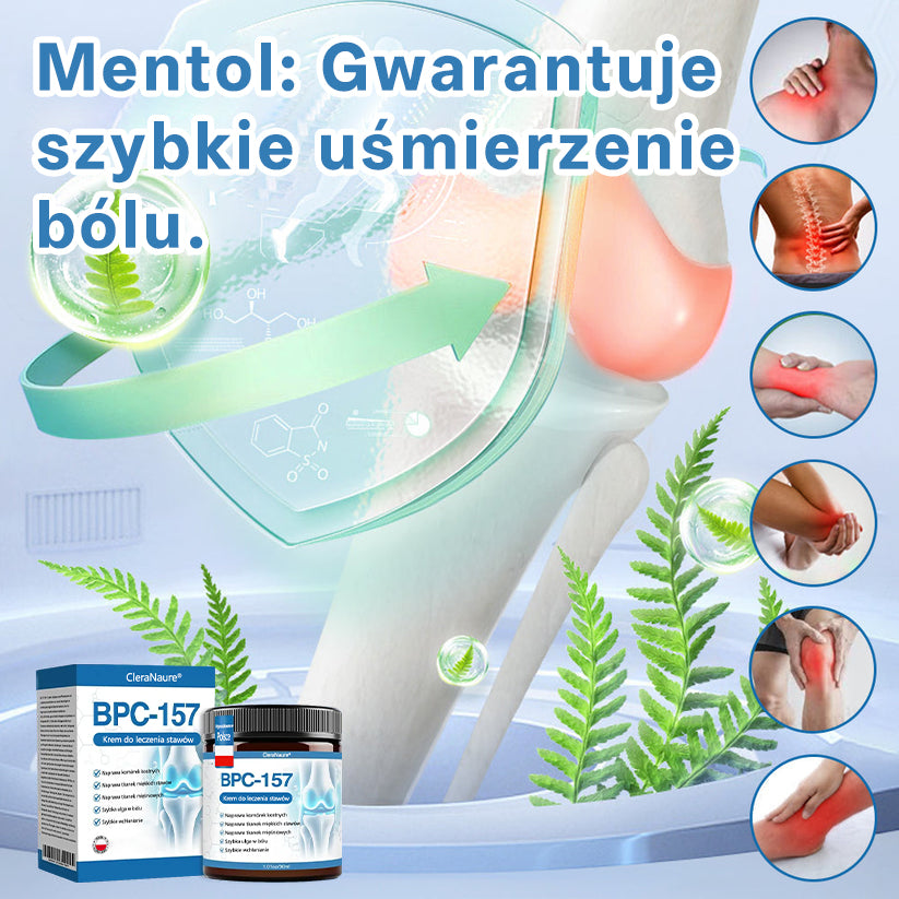 CleraNaure® BPC-157 Krem do Leczenia Stawów🦴 Leczy Artretyzm, Neuropatię, Reumatyzm, Urazy Sportowe i Więcej
