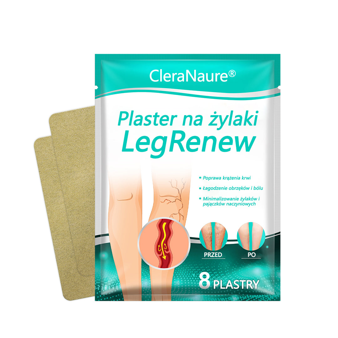 🛡️ CleraNaure® LegRenew Plaster na żylaki