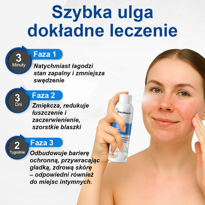 CleraNature® Magnesium Spray – Szybka Ulga dla Swędzącej, Czerwonej i Wrażliwej Skóry (Nawet w Strefach Intymnych)