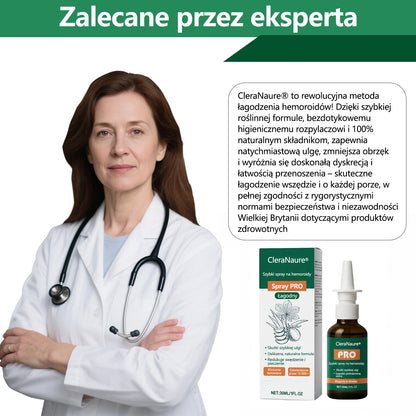 🎁 Oferta ograniczona czasowo | CleraNaure® Szybki Sprays Hemoroidalny PRO