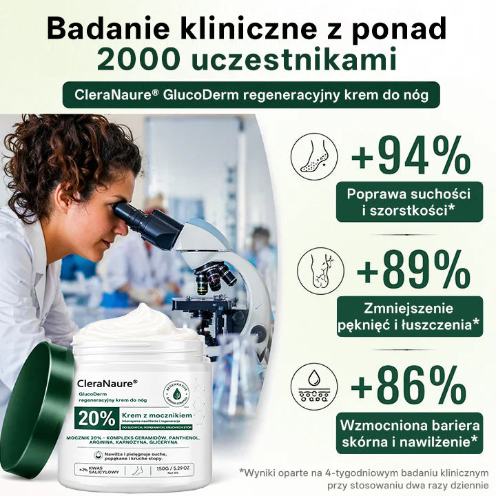 CleraNaure®GlucoDerm Regenerujący krem do stóp