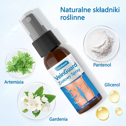🪶CleraNaure® VeinGuard Ziołowy Spray – ✅ Klinicznie potwierdzone usuwanie żylaków w zaledwie 7 dni!