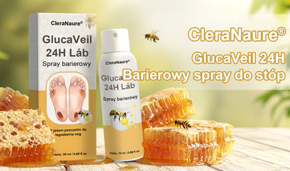 CleraNaure® GlucaVeil 24H Spray Ochronny do Stóp