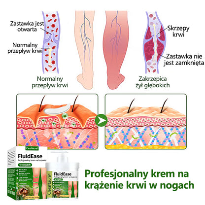 Pożegnaj się z opuchniętymi, bolącymi nogami – CleraNaure® FluidEase Profesjonalny krem na krążenie w nogach przynosi prawdziwą ulgę! ✨🦵