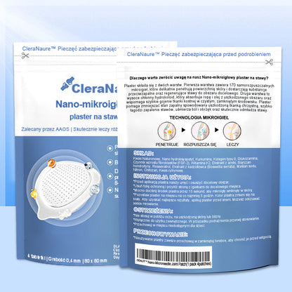 CleraNaure® nanojehličková náplast na klouby