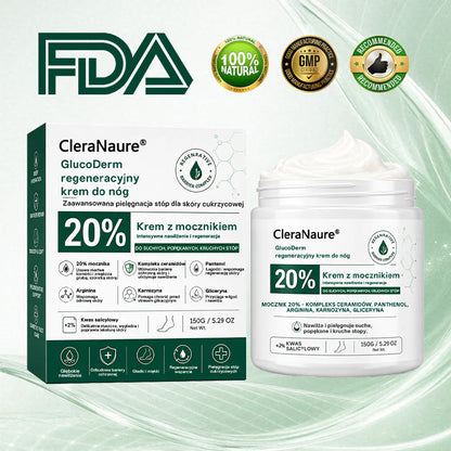 CleraNaure®GlucoDerm Regenerujący krem do stóp