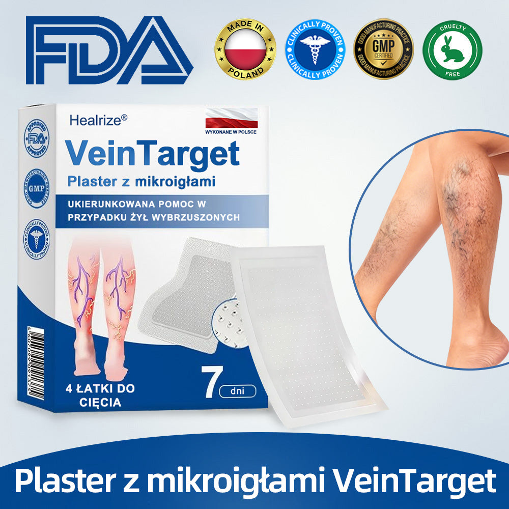 🥇Healrize® VeinTarget Plaster z mikroigłami✨
