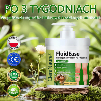 Pożegnaj się z opuchniętymi, bolącymi nogami – CleraNaure® FluidEase Profesjonalny krem na krążenie w nogach przynosi prawdziwą ulgę! ✨🦵