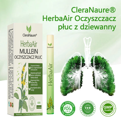 CleraNaure® HerbaAir Mullein Oczyszczacz Płuc