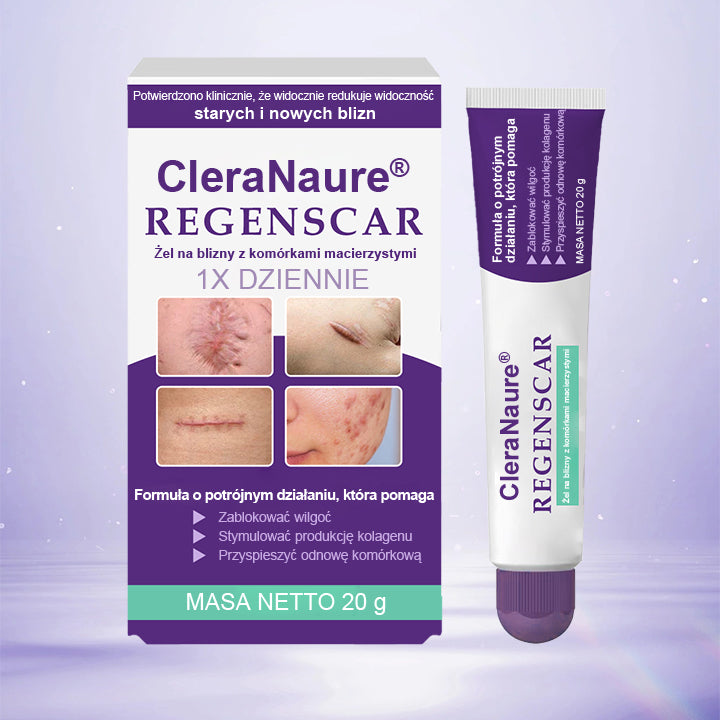 🥇CleraNaure® ReGenScar Żel na Blizny z Komórkami Macierzystymi