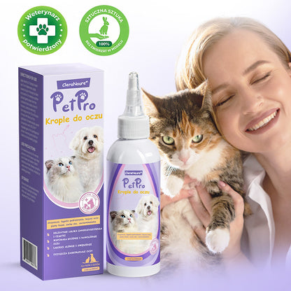 CleraNature® PetPro - Krople do Oczu dla Zwierząt