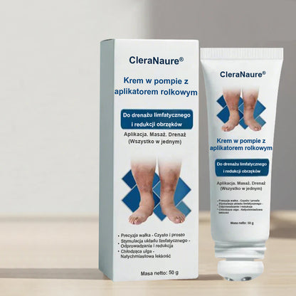 CleraNaure® Krem w Roll-Onie do Drenażu Limfatycznego i Redukcji Obrzęków