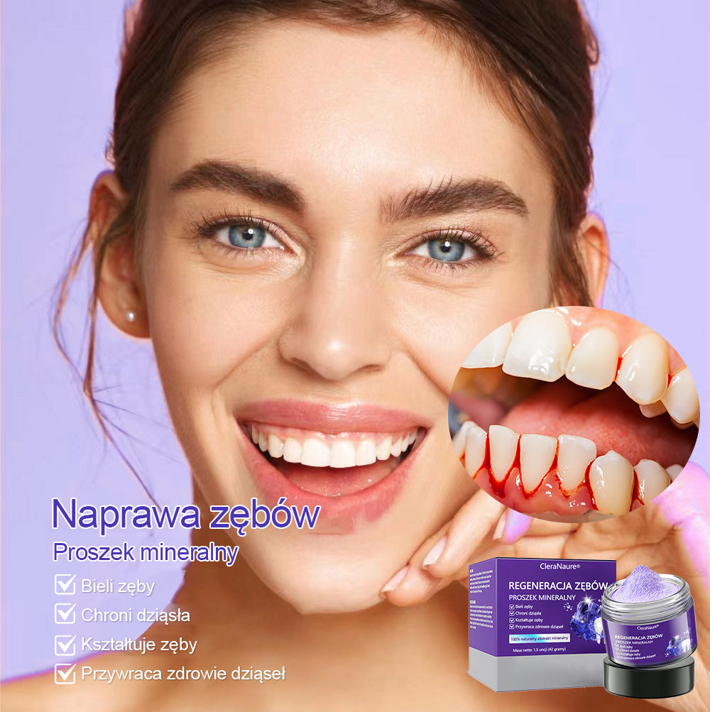 🦷CleraNature® Proszek Mineralny do Odnowy Zębów🔮