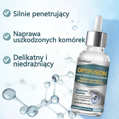 CleraNaure® Optifusion Nano Krople do Oczu Serum-Nanotechnologia przywraca wyraźne widzenie, bez okularów, bez interwencji chirurgicznej