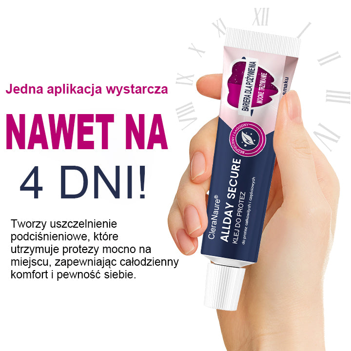 CleraNaure® AllDay Secure - Mocowanie Protez Całodobowe