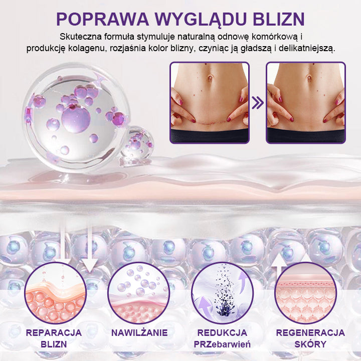 🥇CleraNaure® ReGenScar Żel na Blizny z Komórkami Macierzystymi