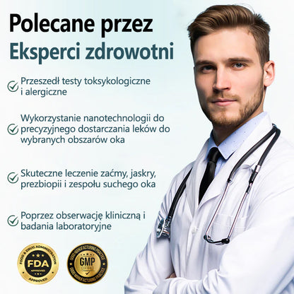CleraNaure® Optifusion Nano Krople do Oczu Serum-Nanotechnologia przywraca wyraźne widzenie, bez okularów, bez interwencji chirurgicznej