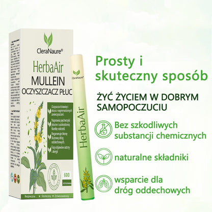 CleraNaure® HerbaAir Mullein Oczyszczacz Płuc