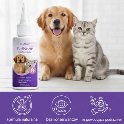 CleraNaure® PetNano Krople do oczu