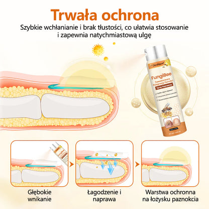 CleraNaure® FungiBee Zaawansowany Spray Naprawczy do Paznokci