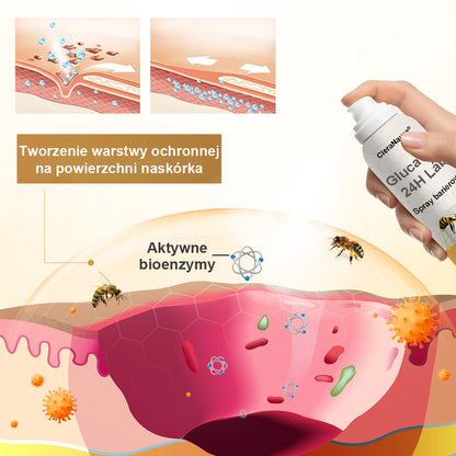 CleraNaure® GlucaVeil 24H Spray Ochronny do Stóp