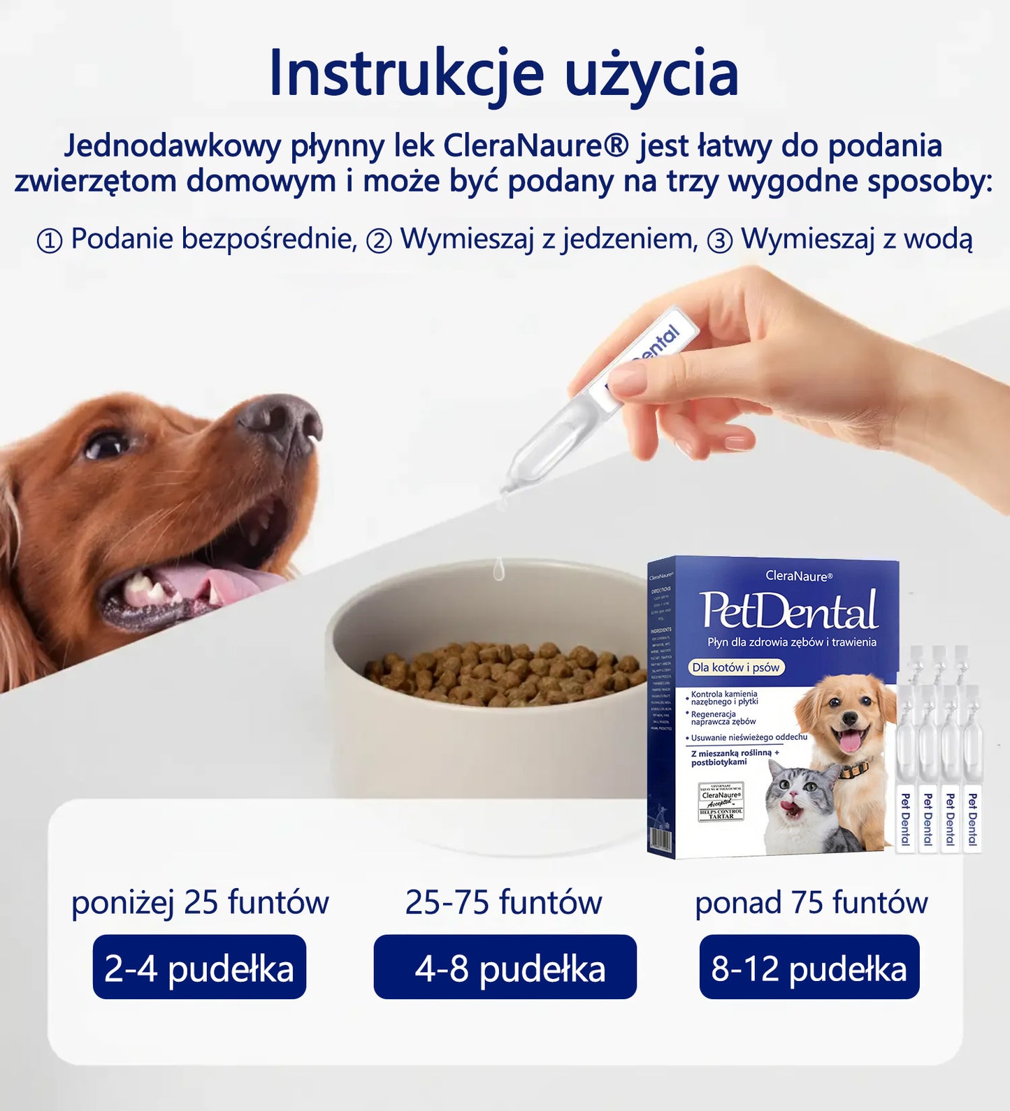 🫧[Oficjalny sklep] CleraNaure® Płyn do pielęgnacji jamy ustnej dla zdrowia zębów i trawienia zwierząt – Odświeża oddech, usuwa kamień nazębny, wspomaga regenerację dziąseł i stabilizuje zęby (dla kotów i psów) – Oszczędź 80% już dziś!