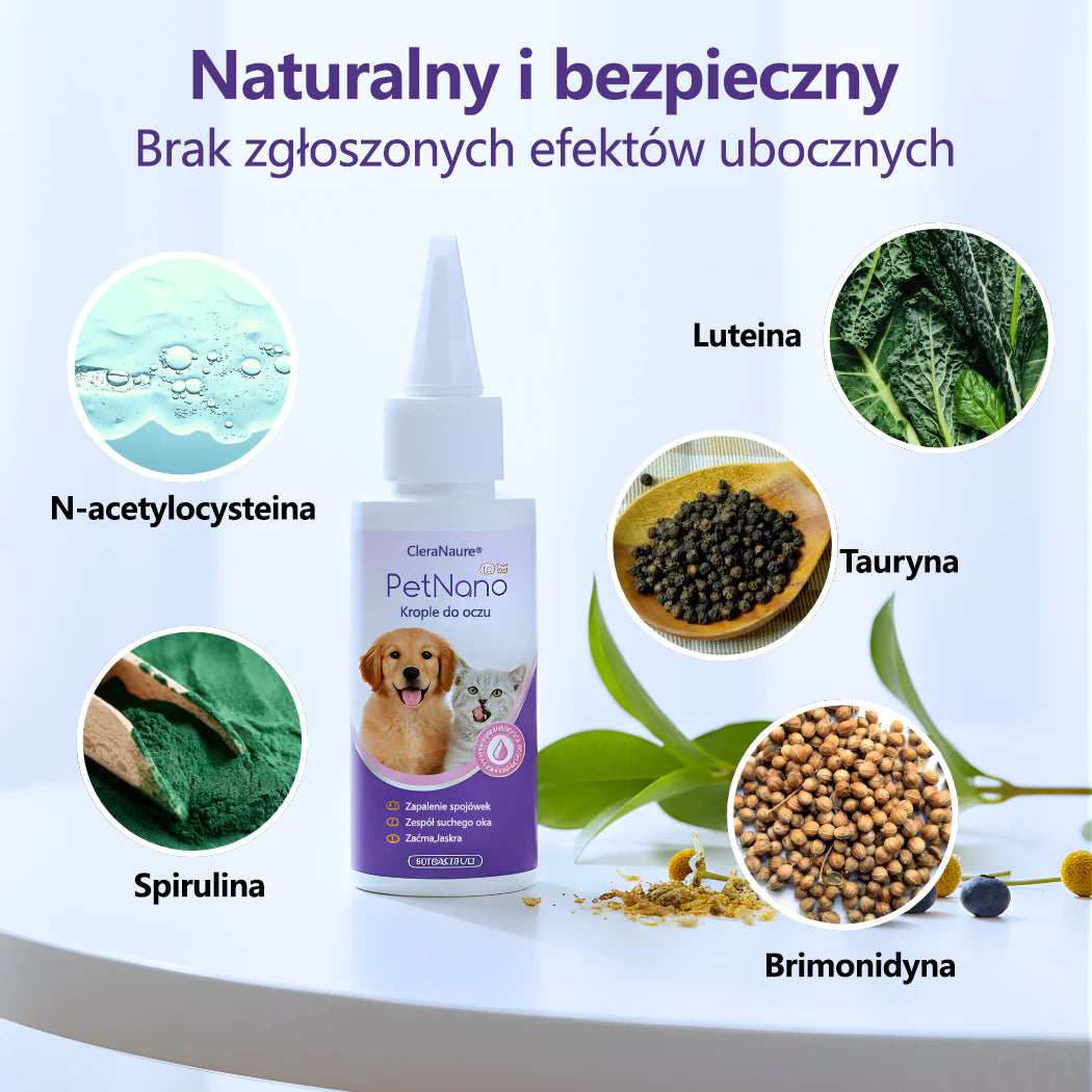 CleraNaure® PetNano Krople do oczu