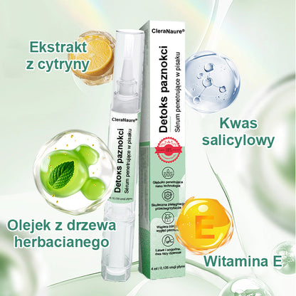 CleraNaure® Penetrujące Serum w Pisaku do Detoksu Paznokci