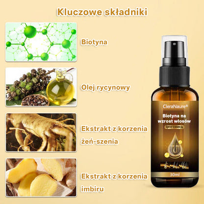 CleraNaure® Biotynowy spray-esencja na porost włosów (Nowa formuła)