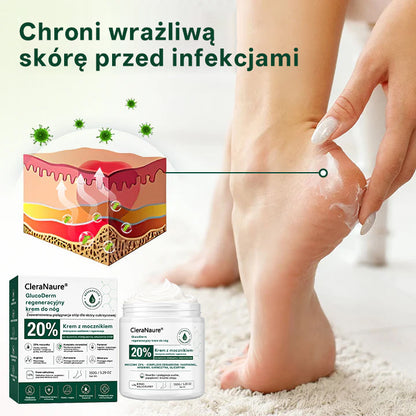 CleraNaure®GlucoDerm Regenerujący krem do stóp