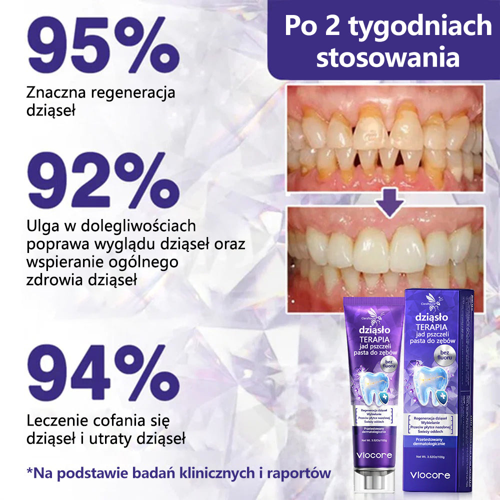 CleraNaure® VioCore Pszczeli Jad Kuracja Dentystyczna Pasta do Zębów