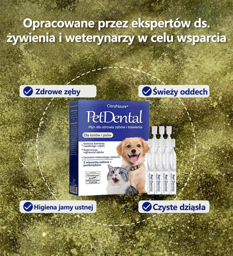 🫧[Oficjalny sklep] CleraNaure® Płyn do pielęgnacji jamy ustnej dla zdrowia zębów i trawienia zwierząt – Odświeża oddech, usuwa kamień nazębny, wspomaga regenerację dziąseł i stabilizuje zęby (dla kotów i psów) – Oszczędź 80% już dziś!