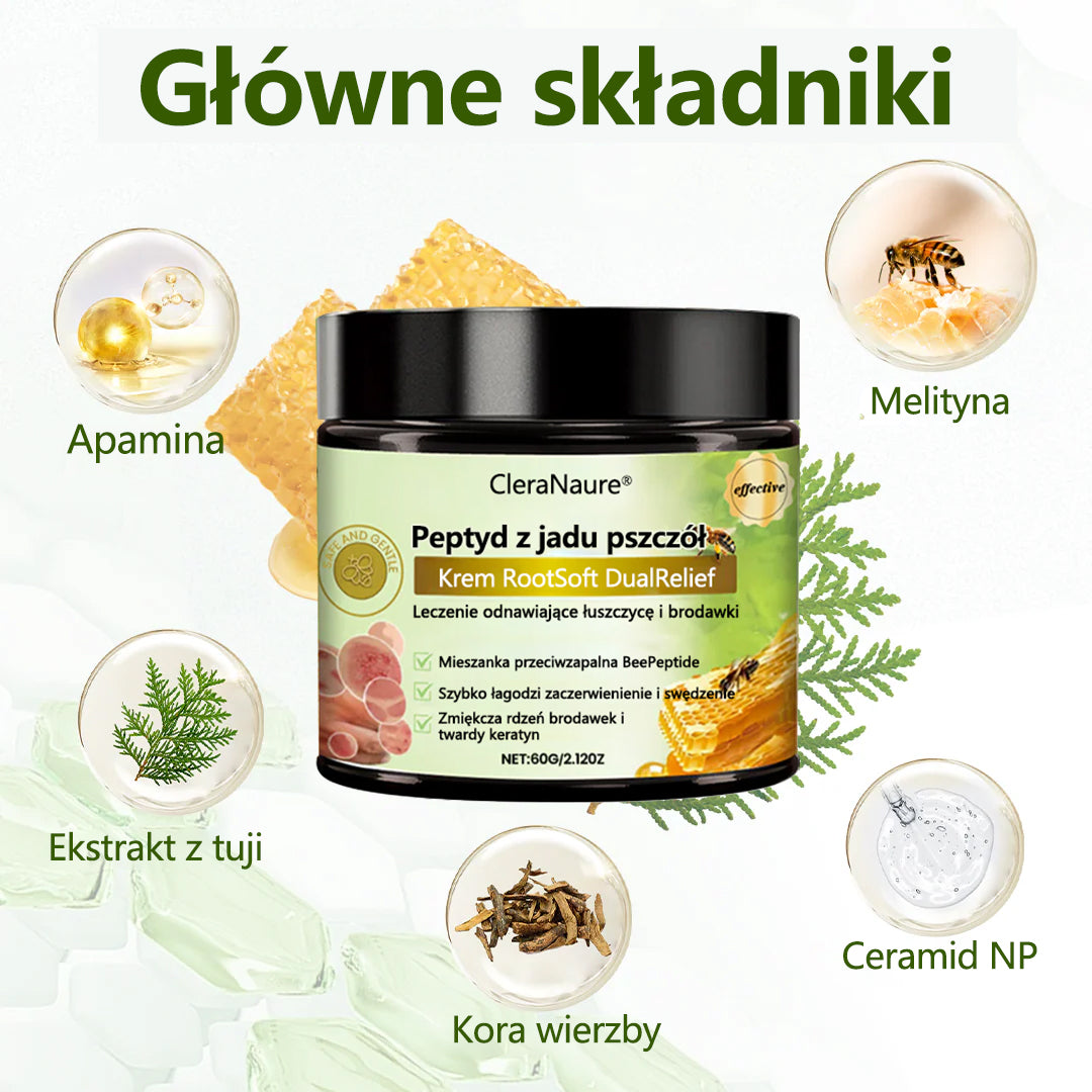 CleraNaure® BeePeptide RootSoft DualRelief Krem