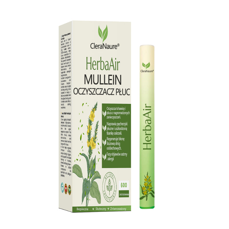 CleraNaure® HerbaAir Mullein Oczyszczacz Płuc