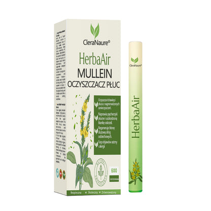 CleraNaure® HerbaAir Mullein Oczyszczacz Płuc
