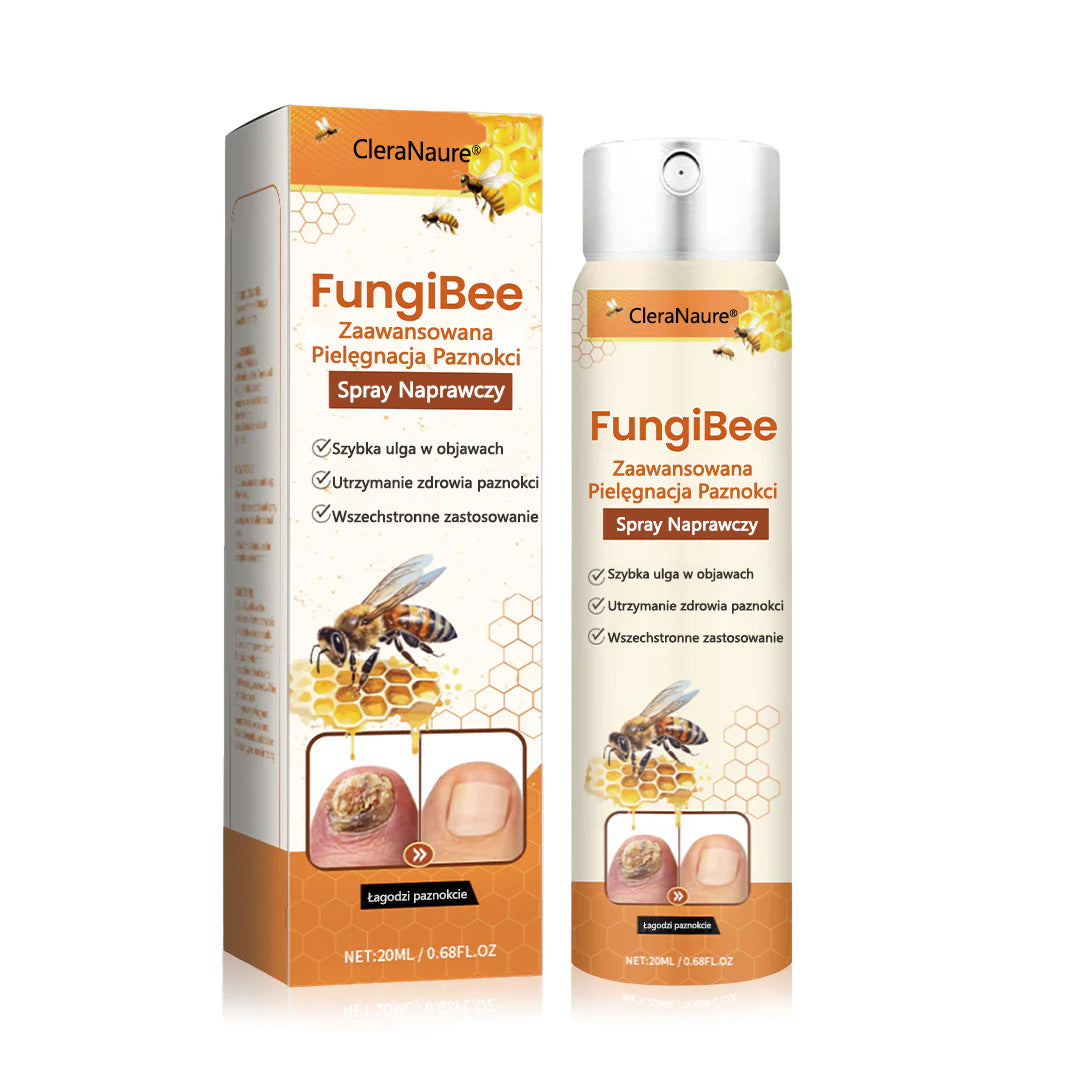 CleraNaure® FungiBee Zaawansowany Spray Naprawczy do Paznokci