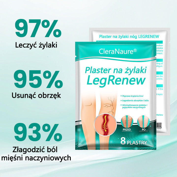 CleraNaure® LegRenew Plaster na żylaki