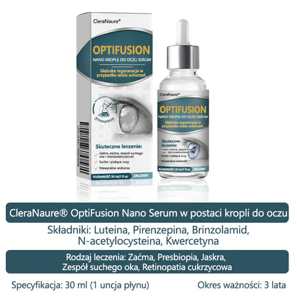 CleraNaure® Optifusion Nano Krople do Oczu Serum-Nanotechnologia przywraca wyraźne widzenie, bez okularów, bez interwencji chirurgicznej