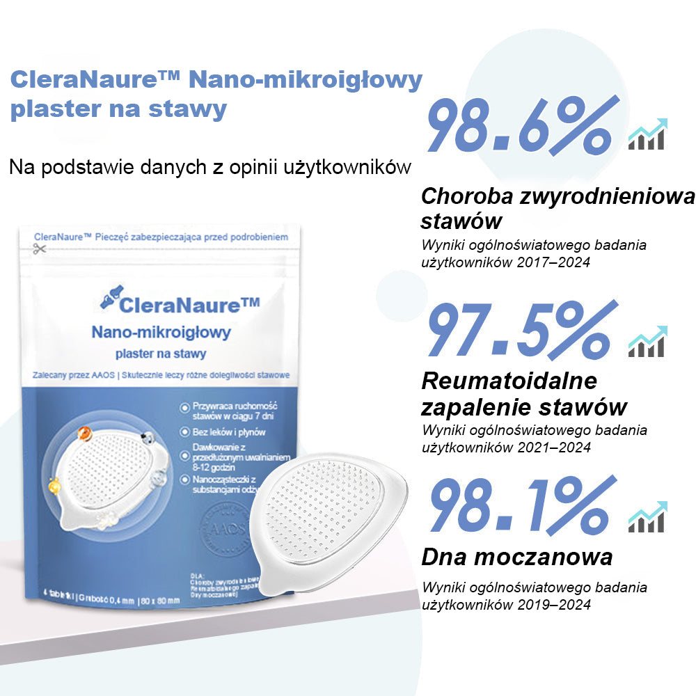 CleraNaure® nanojehličková náplast na klouby