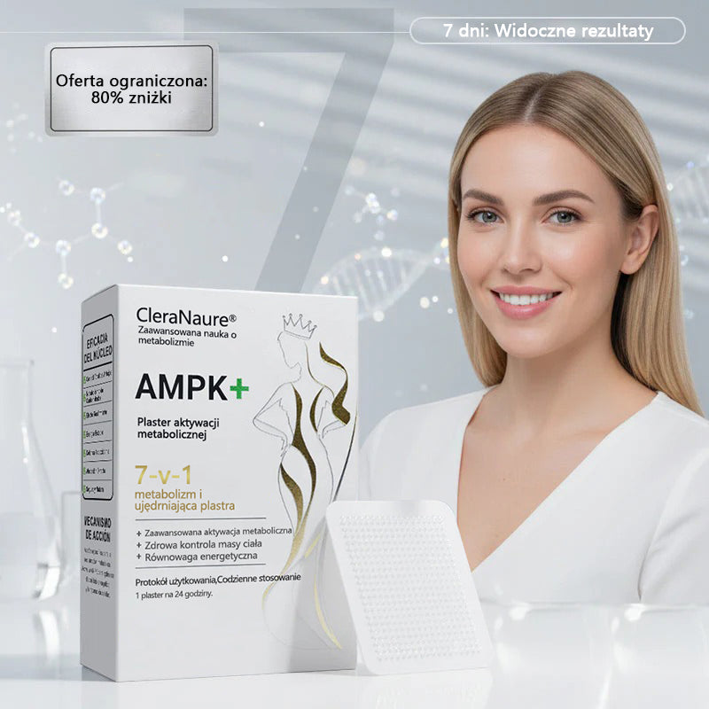 ⭐⭐CleraNaure® 7-w-1 metabolizm i ujędrniająca plastra (technologia mikrodyfuzji, 24-godzinny efekt) do kontroli wagi, apetytu, energii i metabolizmu cukru 💡