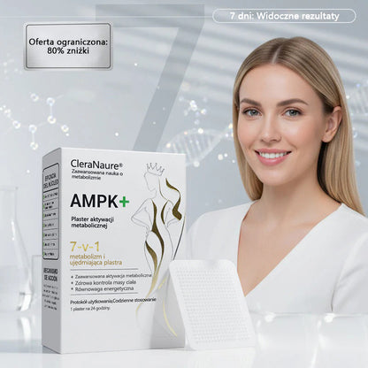 ⭐⭐CleraNaure® 7-w-1 metabolizm i ujędrniająca plastra (technologia mikrodyfuzji, 24-godzinny efekt) do kontroli wagi, apetytu, energii i metabolizmu cukru 💡