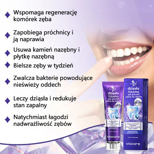 CleraNaure® VioCore Pszczeli Jad Kuracja Dentystyczna Pasta do Zębów